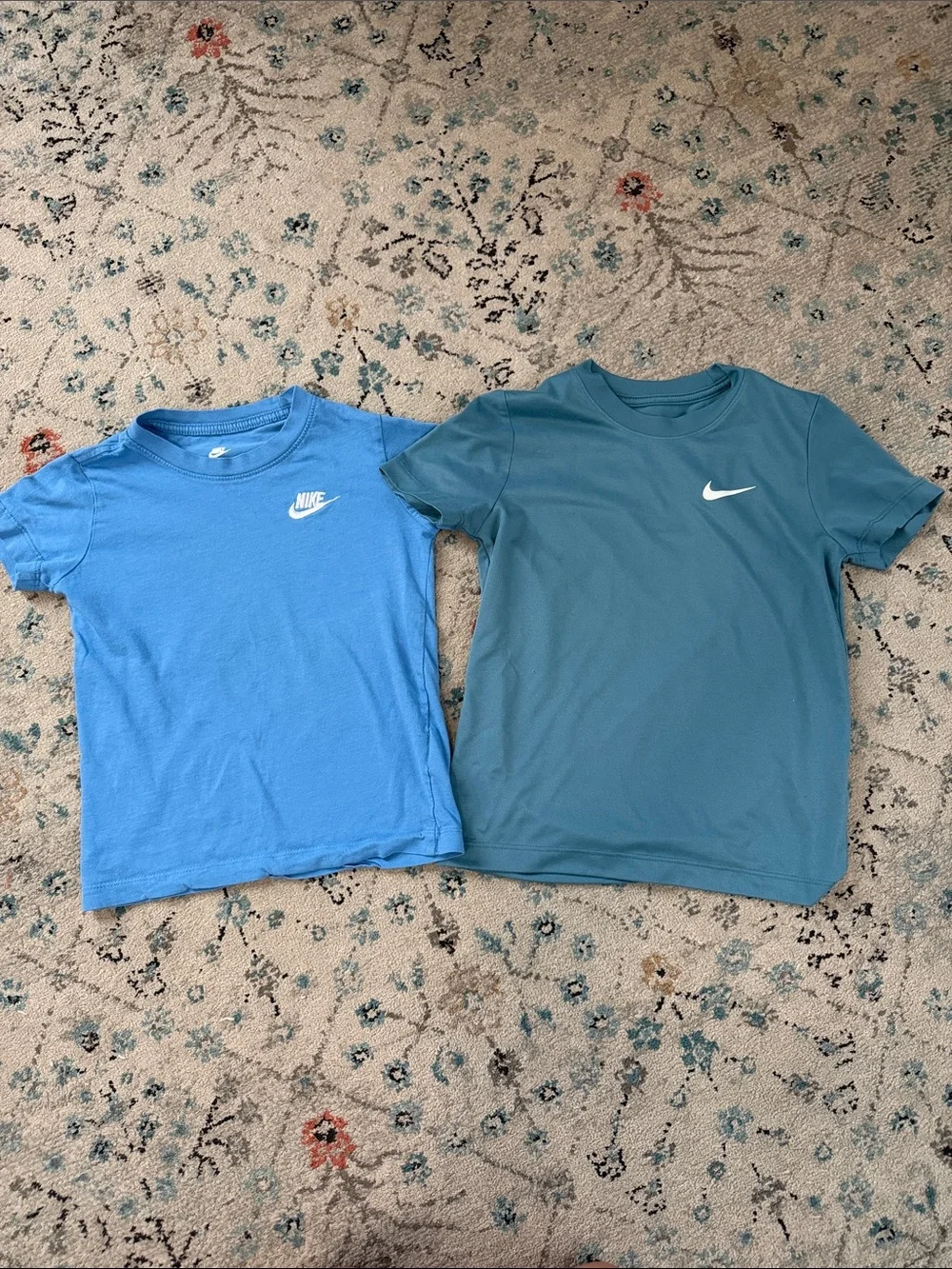 Nike Kids Short-Sleeve Tees - Light Blue & Teal